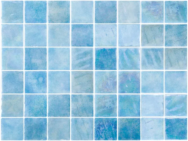 SQ Mosaic Pearl Fifty Pearl 105 mosaico azzurro lucido