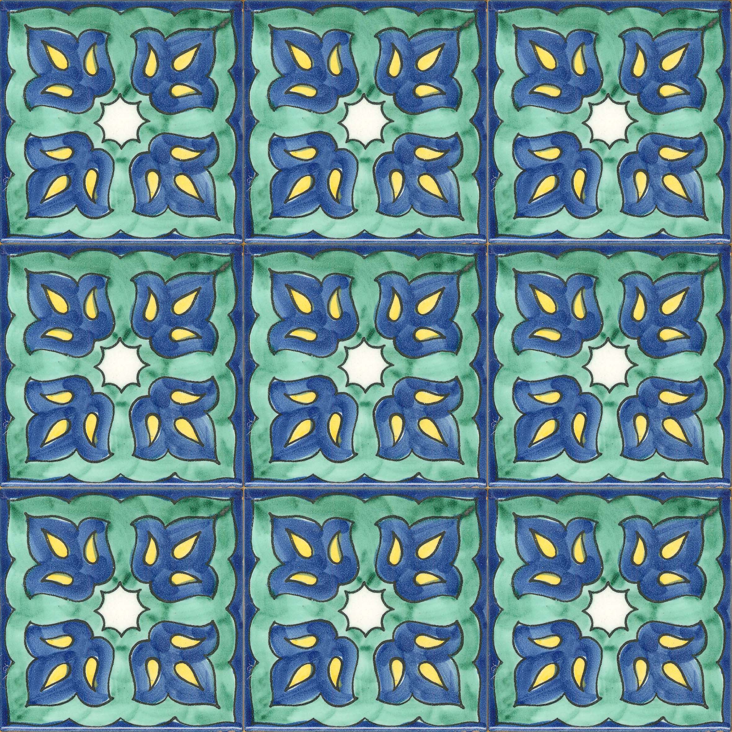 Ceramica Pinto Pennellato VP2151 piastrella maiolica smalto bianco mano