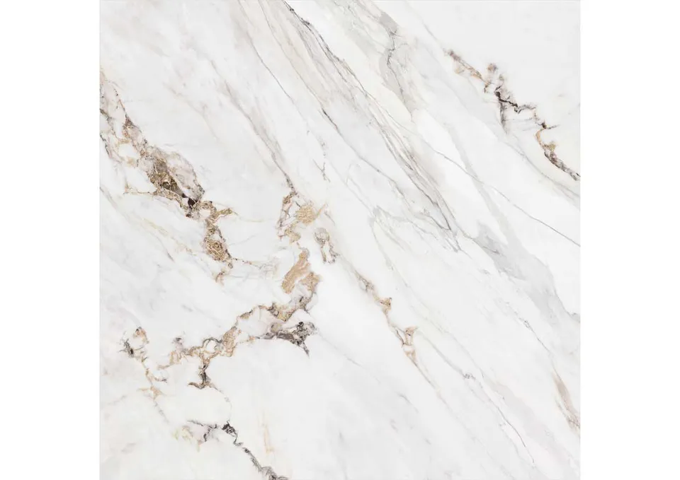 Roca Marble Apuano piastrella 90x90R marmo bianco lucido