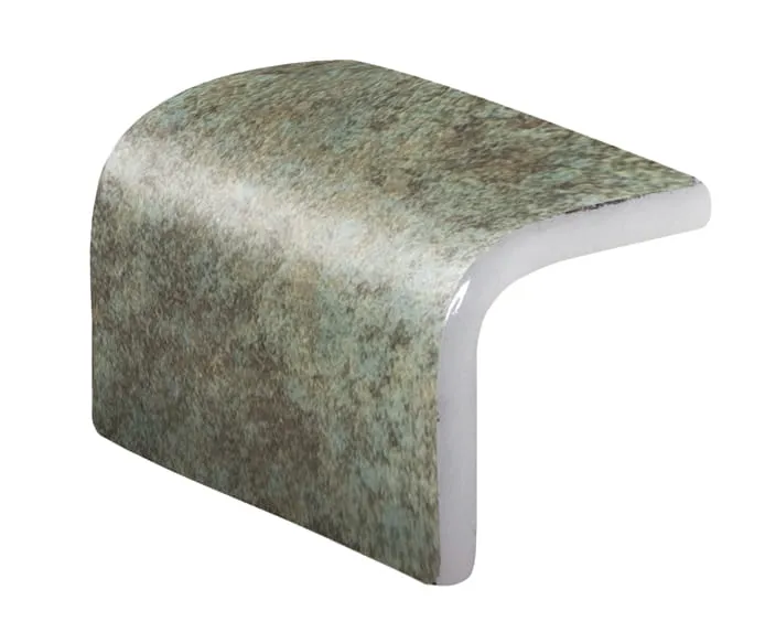 SQ Mosaic Special Finishes Angle Okoze profilo verde pietra