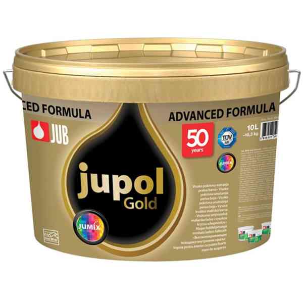 Jub Jupol Gold Advanced 1001 pittura bianco 10 L lavabile