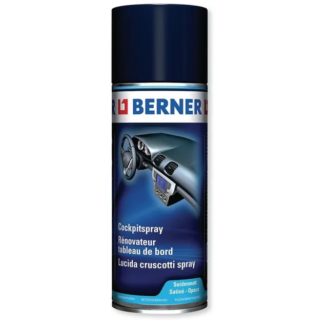Berner Cockpit spray cruscotto 400 ml opaco silicone