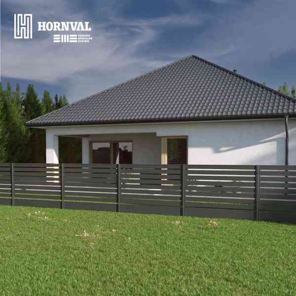 Hornval pannello recinzione antracite 200x120 cm RAL 7016