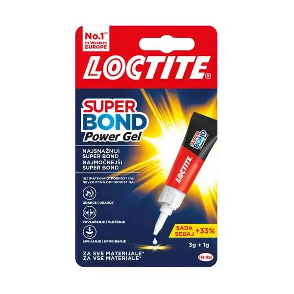 Loctite Super Bond Power Gel colla istantanea 4 g gel