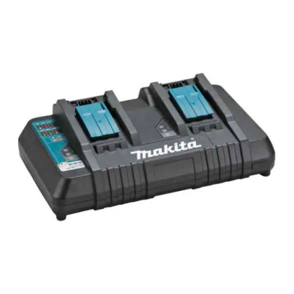 Makita DC18RD Caricabatterie Doppio Rapido 14,4-18V 230V