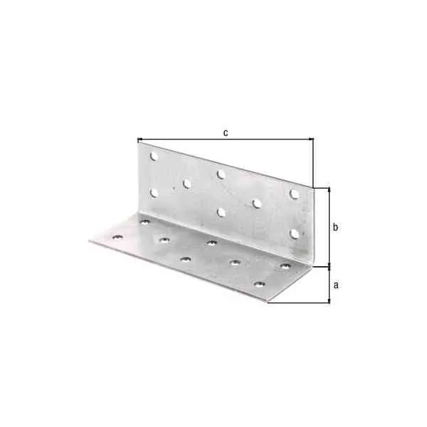 GAH Alberts 121327 Piastra Angolare 40x40x100 mm