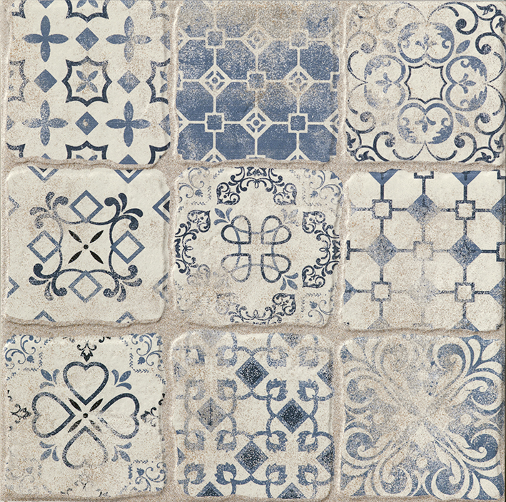Recer Alzulaco Blue piastrella 33x33 naturale blu