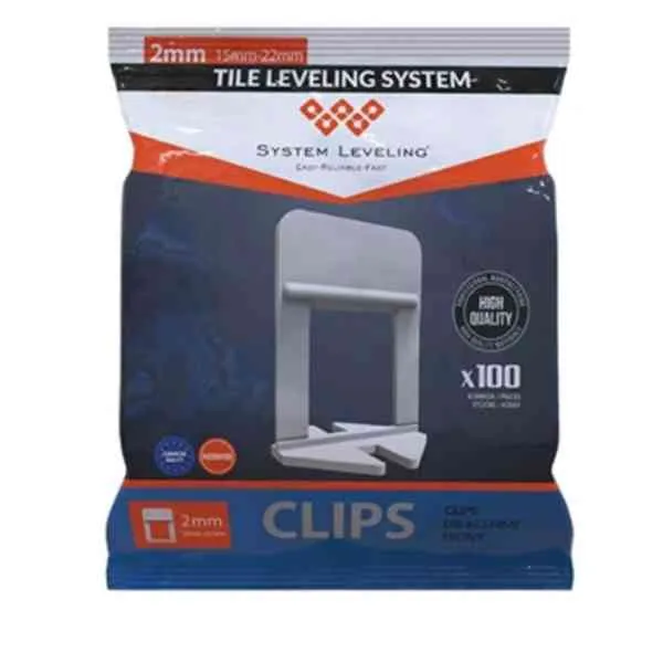 System Leveling distanziatori livellanti 2,0mm 15-22mm 100pz