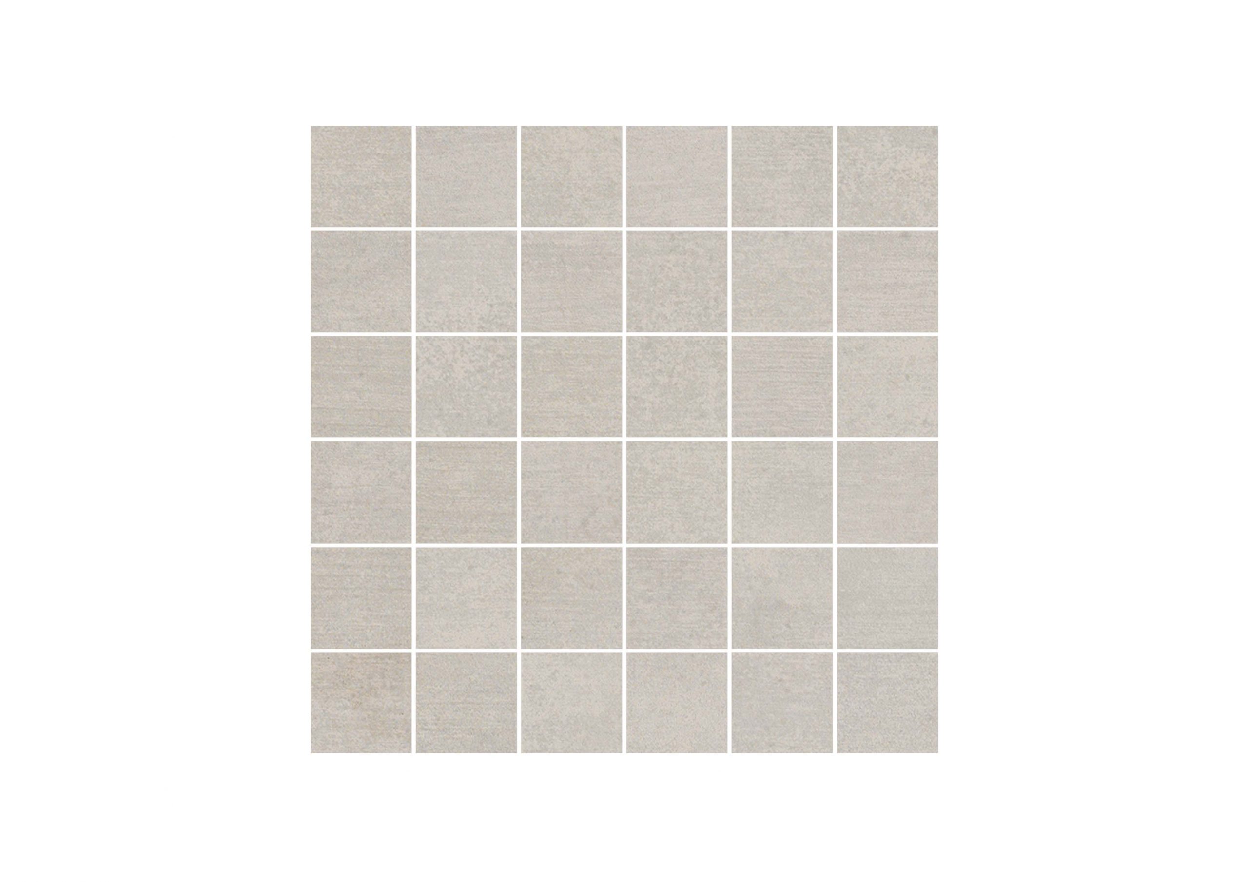 Roca Tiles Downtown mosaico grigio effetto cemento