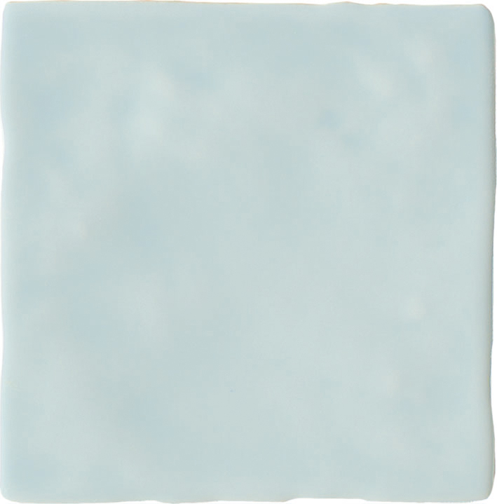 Recer Ritmo Sky campione piastrella 10x10 azzurra lucida