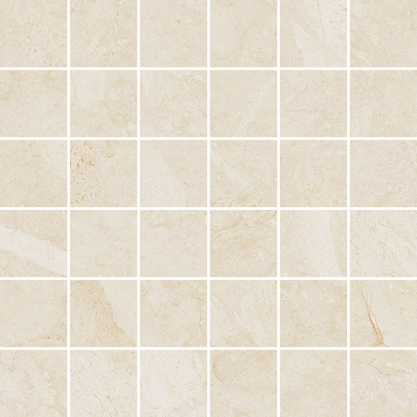 Recer Brezia Ivory mosaico 30x30 tessere 4,5x4,5 naturale