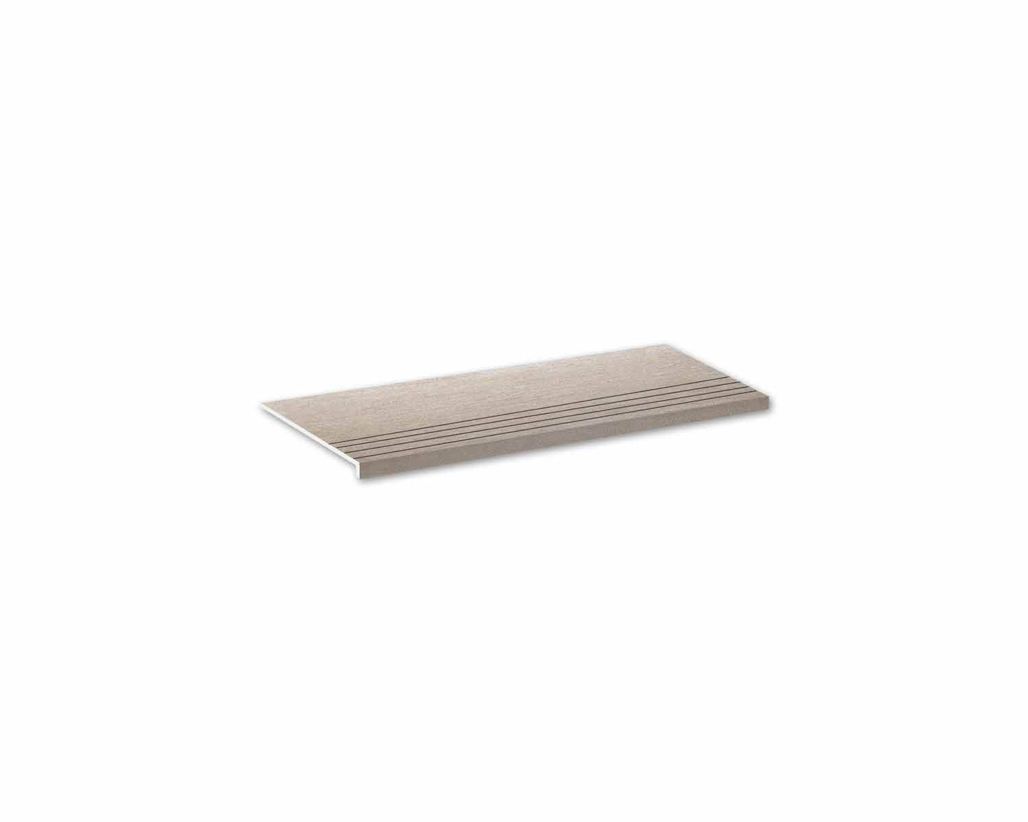 Roca Norfolk Peldaño Beige gradino gres cemento