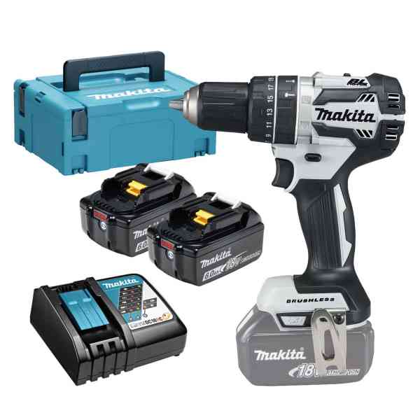 Makita DHP484RGJG trapano avvitatore 18V 2x6Ah