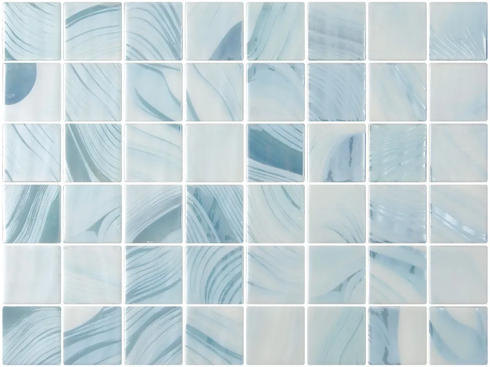 SQ Mosaic Bay Glam Fifty Lyse Glam Mosaico Azzurro Opaco