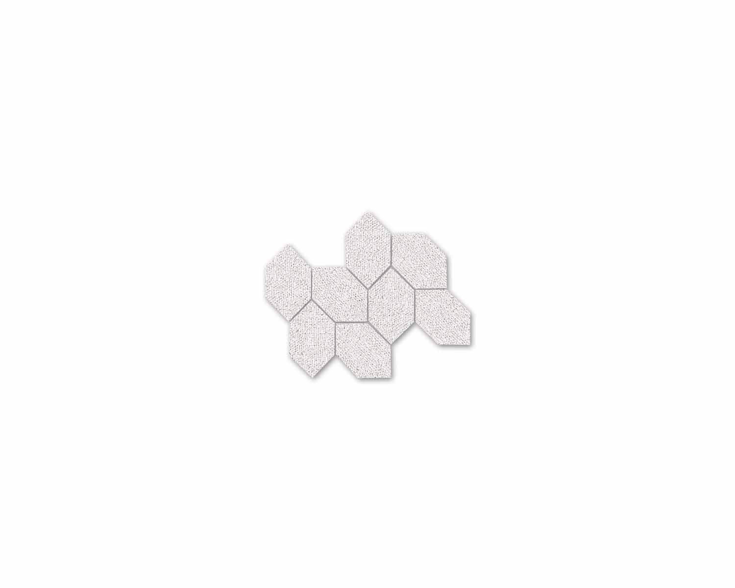 Roca Tiles Piezas Complementarias Malla Blanco Mosaico Bianco