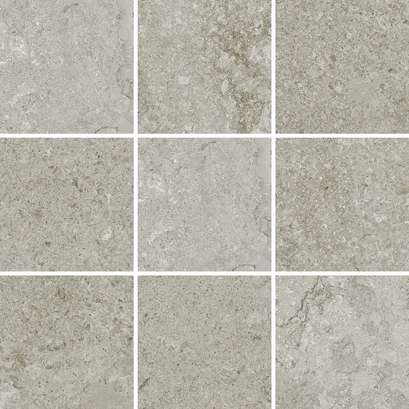 Recer Palazzo Light Grey piastrella 10x10 naturale