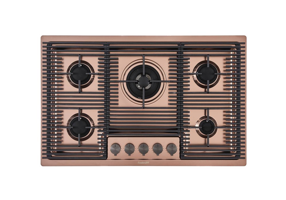 Viva Made Milanello Copper 5F Piano Cottura 5 Fuochi