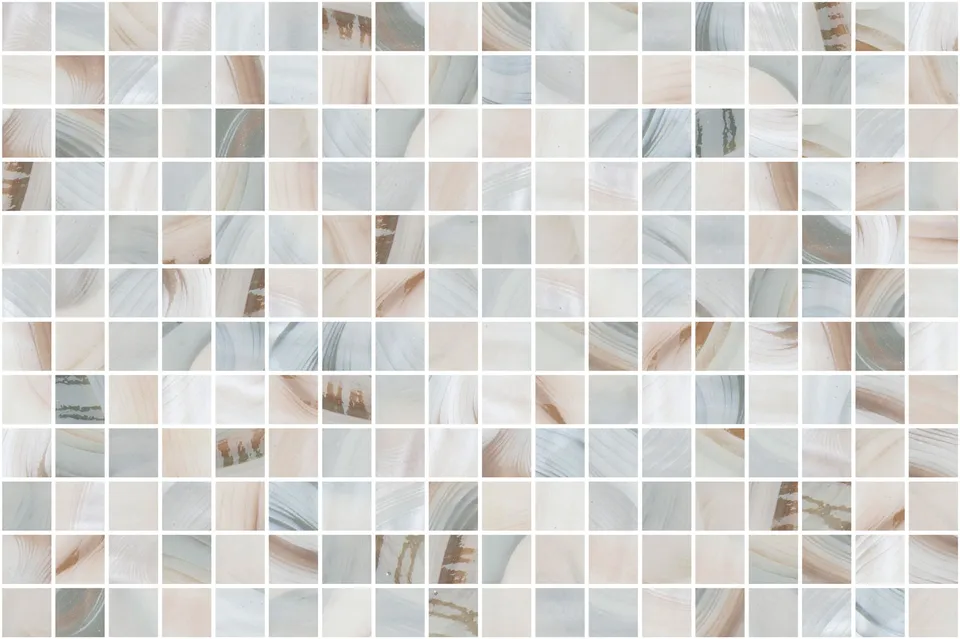 SQ Mosaic Bay Glam Tara Glam mosaico beige opalescente