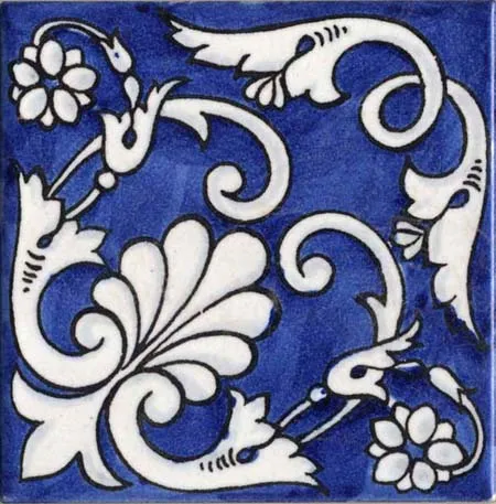 Ceramica Pinto Classico Vietri VP257 piastrella maiolica fatta a mano