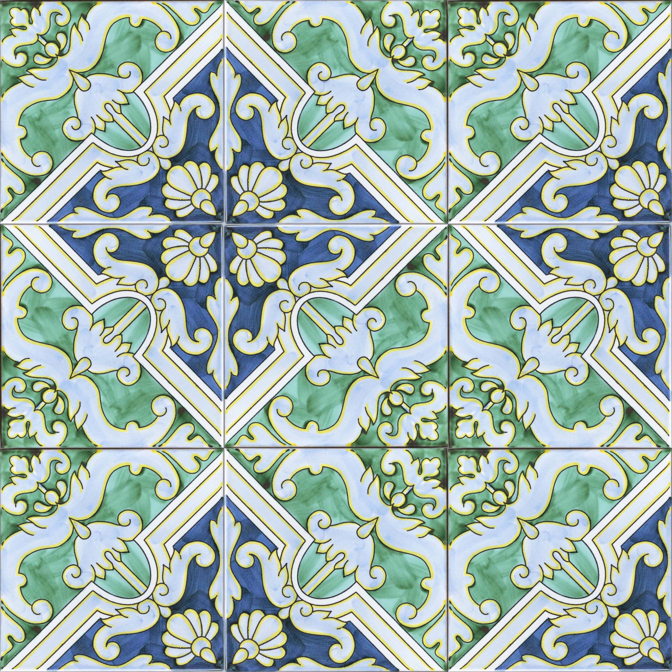Ceramica Pinto Barocco Vietri VP50 maiolica decoro mano