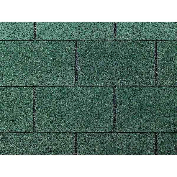 Guttatec Tegola bituminosa verde rettangolare 3 mq tetto