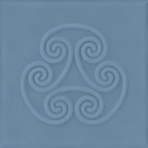 Cerasarda Porto Rotondo Monogram piastrella Azzurro Smeraldino
