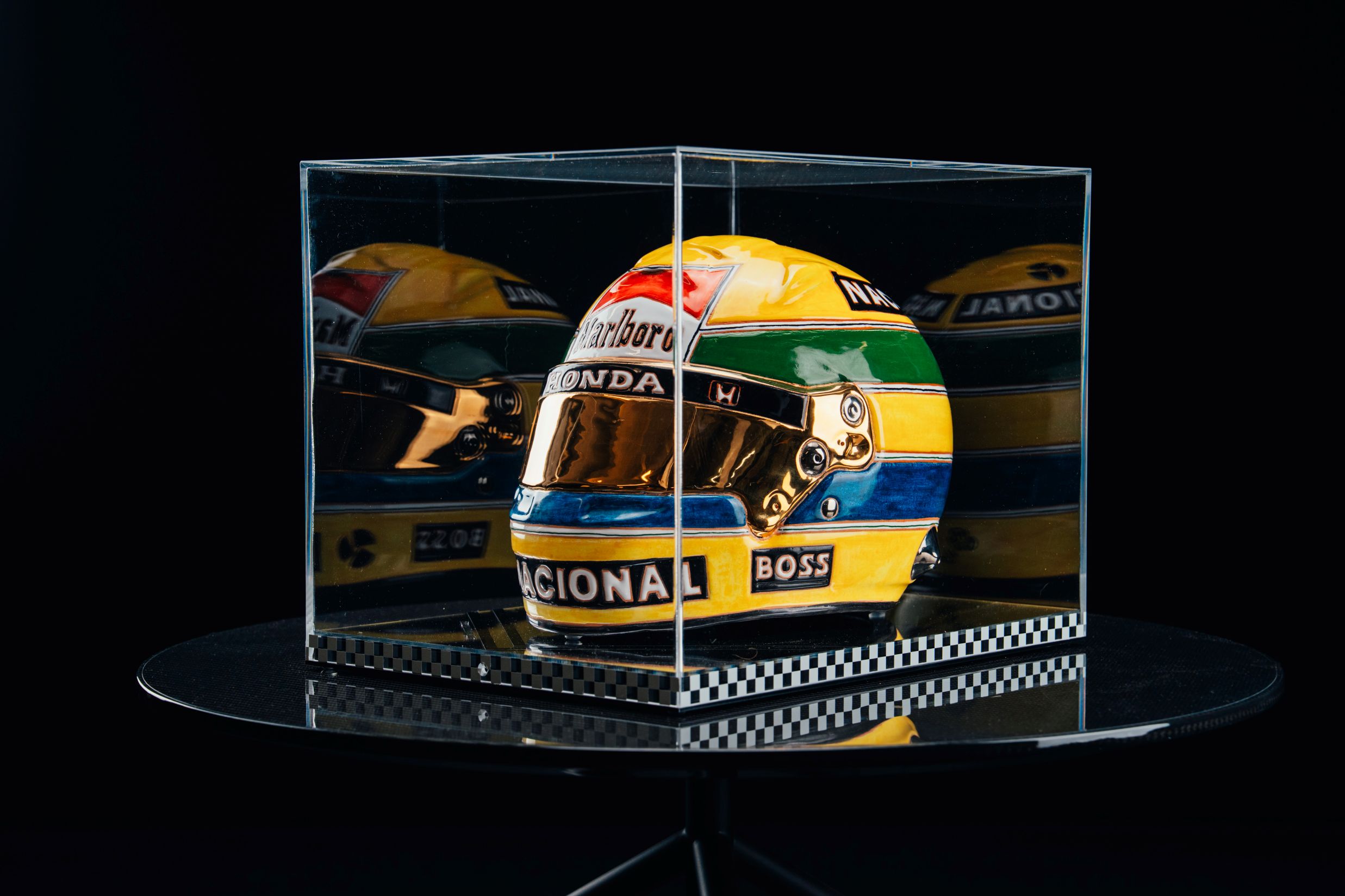 Cerasarda Art Helmets ASN88 casco ceramica decorativo Senna