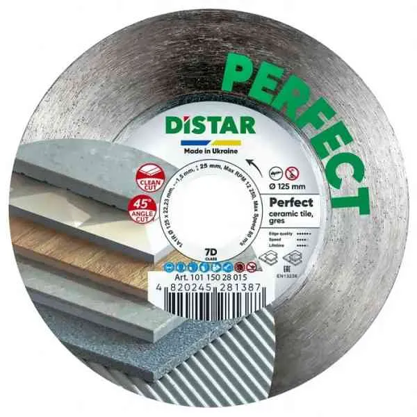 Distar Perfect 1A1R disco diamantato 125 mm gres 1,5 mm