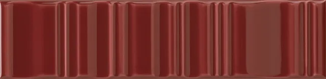 Recer Cromina Glide Deep Red 7,5x30 piastrella rossa