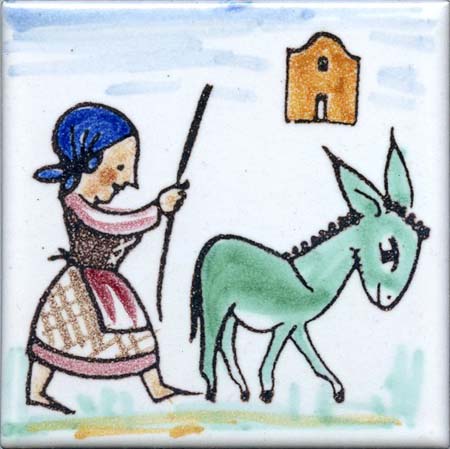 Ceramica Pinto Mare VP16612 piastrella maiolica a mano