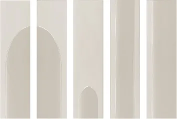 Recer Signature Loop White M7,5x30 piastrella bianca naturale