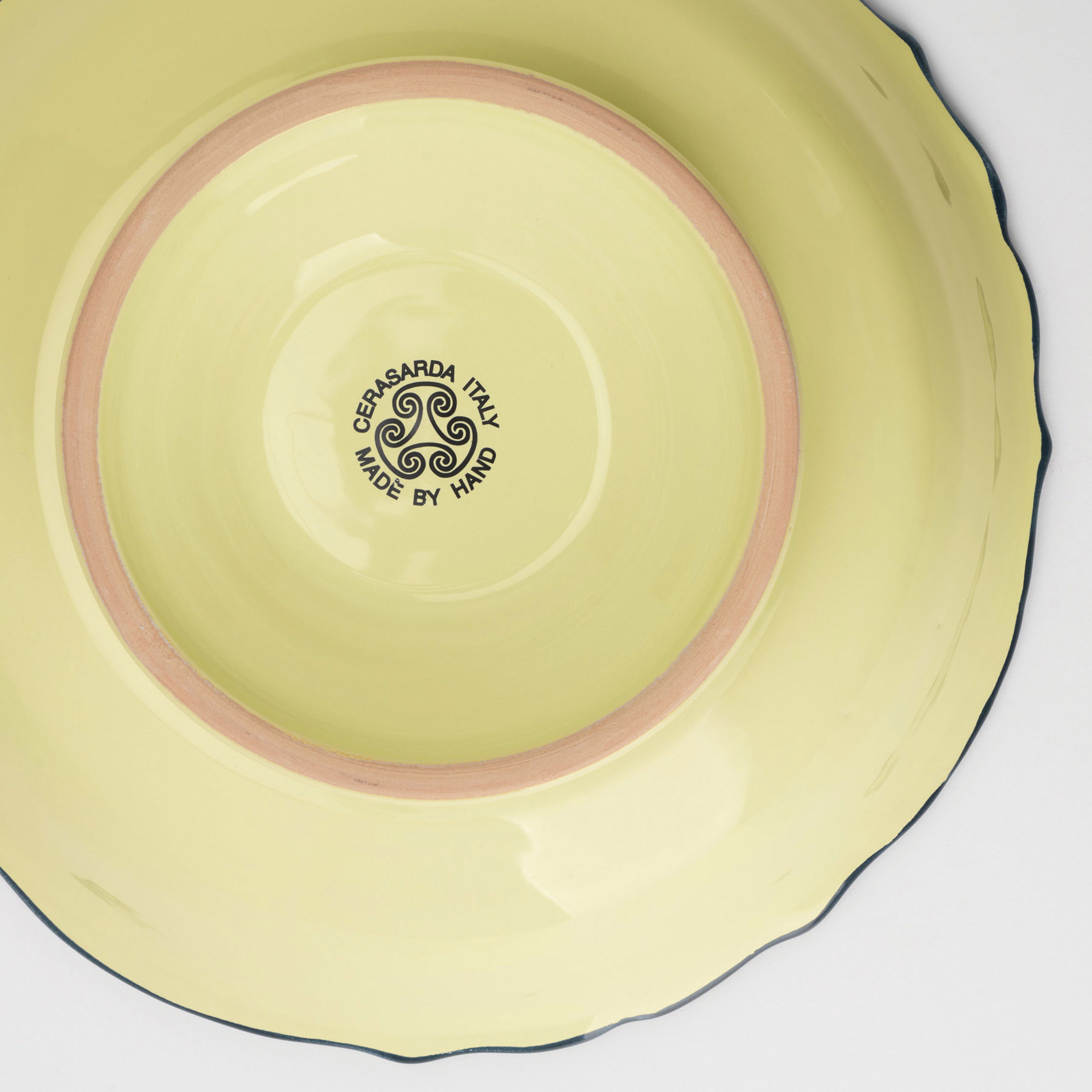 Cerasarda Arte Tavola Monogram fruttiera vaniglia imperiale