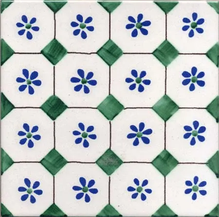 CERAMICA PINTO Classico Vietri VP8074 piastrella decorata a mano