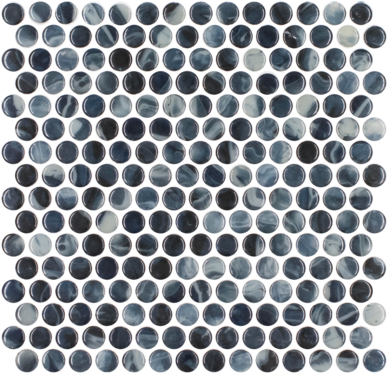 SQ Mosaic Identity Circle Wana mosaico turchese lucido 19 mm