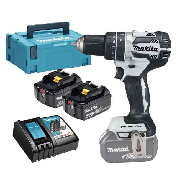 Makita DHP484RGJG trapano avvitatore 18V 2x6Ah
