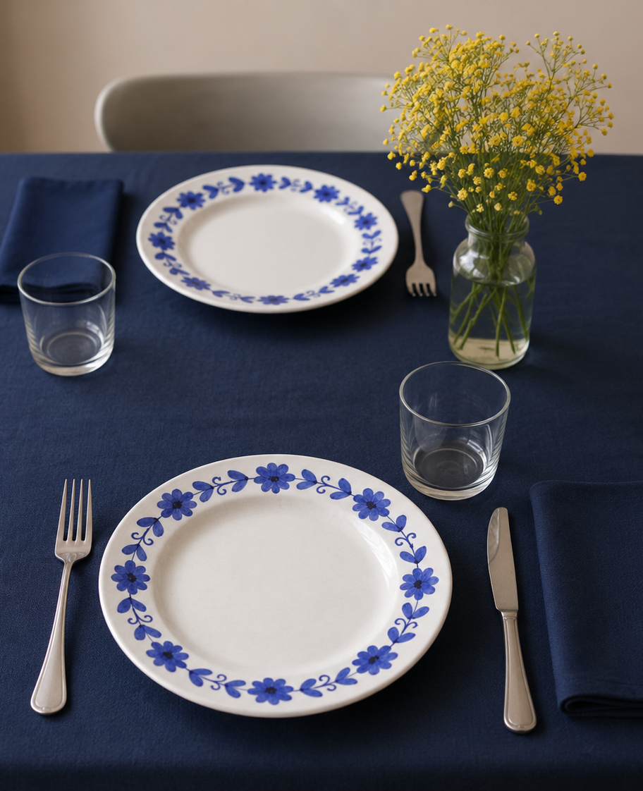 CERAMICA PINTO Pennellato VP346 piatto piano decoro vietrese a mano