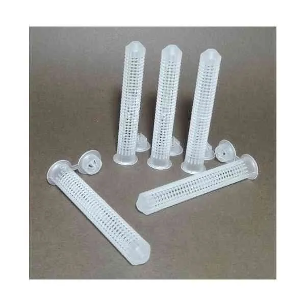 Bussola forata 12x80 tassello chimico nylon parete