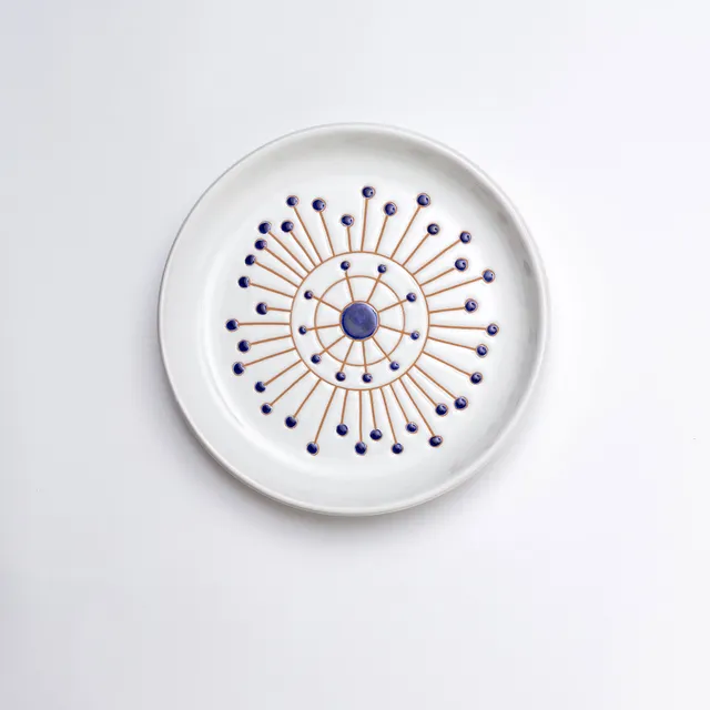 Cerasarda Arte della Tavola Piatto Fondo Mariano 22,5 cm