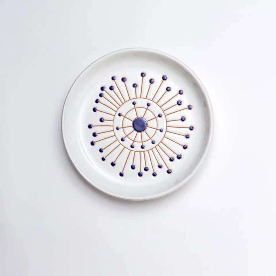 Cerasarda Arte della Tavola Piatto Fondo Mariano 22,5 cm