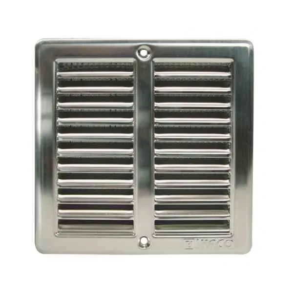 Haco NVM Griglia Aerazione 150x150 mm Inox con Rete