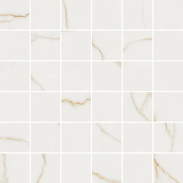Recer Calacatta Auria Gold mosaico 30x30 naturale