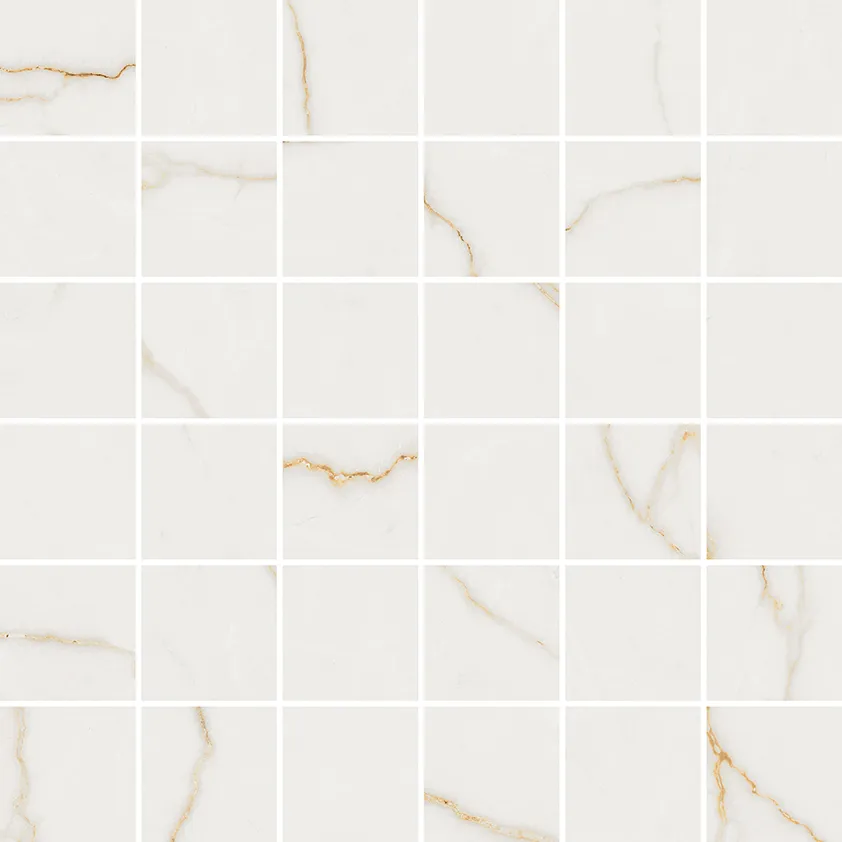 Recer Calacatta Auria Gold mosaico 30x30 naturale