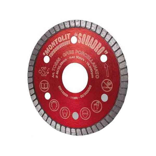 Montolit Turmont TCS85 disco diamantato 85 mm taglio gres porcellana