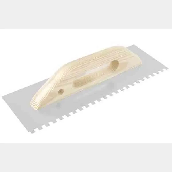 Magg frattazzo dentato inox 480x130 mm dente 8 mm colla