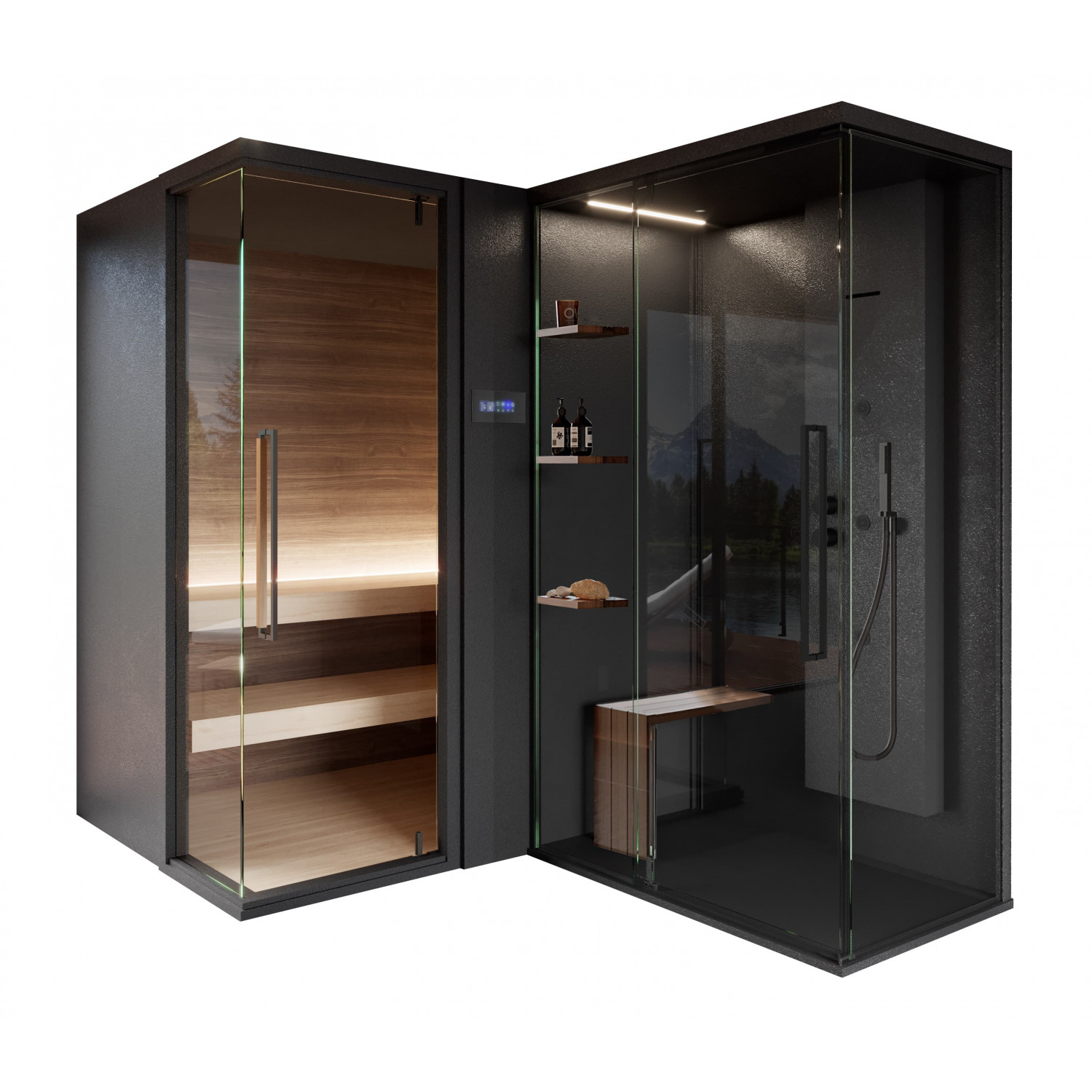 Viva Made Zen Combi box doccia piatto ceramica