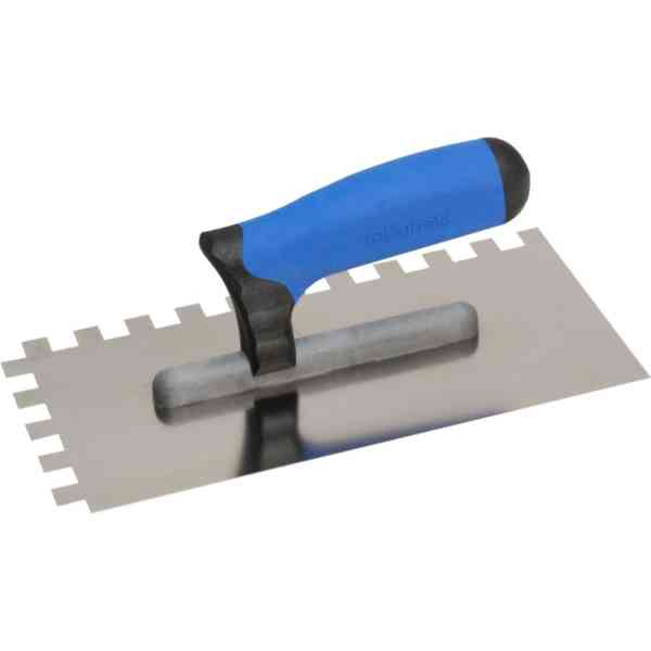 Kubala Frattazzo dentato 270x130 inox dente 10x10 mm
