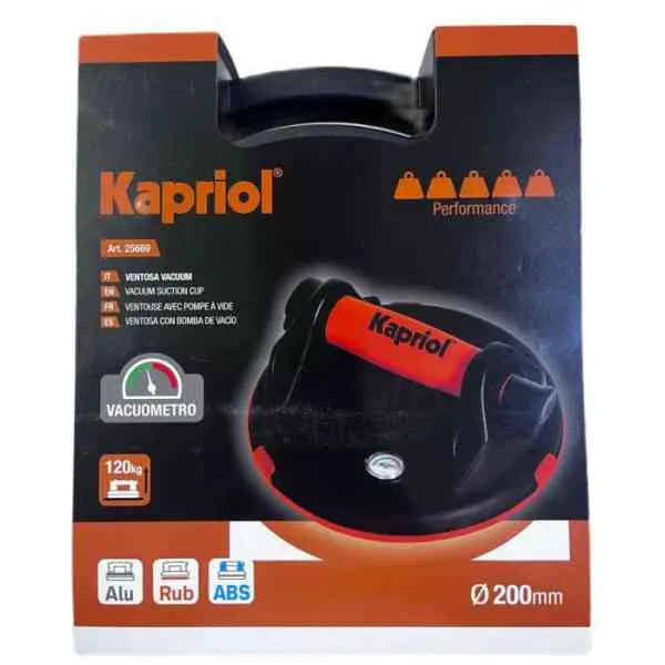 Kapriol FI20 ventosa per ceramica con manometro 120 kg