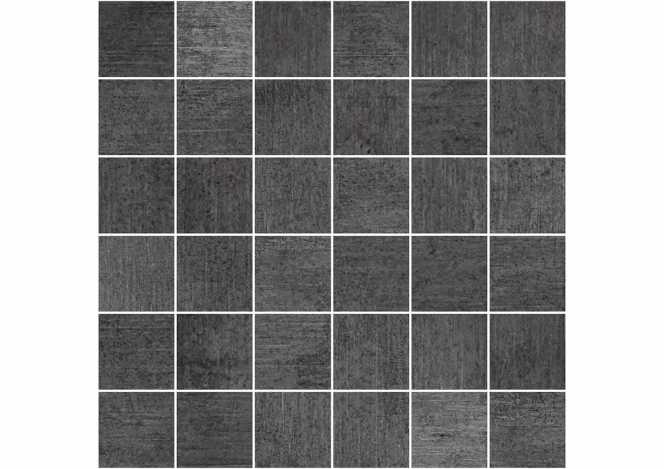 Roca Malla Negro mosaico gres nero Norfolk