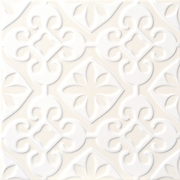 Recer Triplex Valverde White 20x20 piastrella bianco naturale
