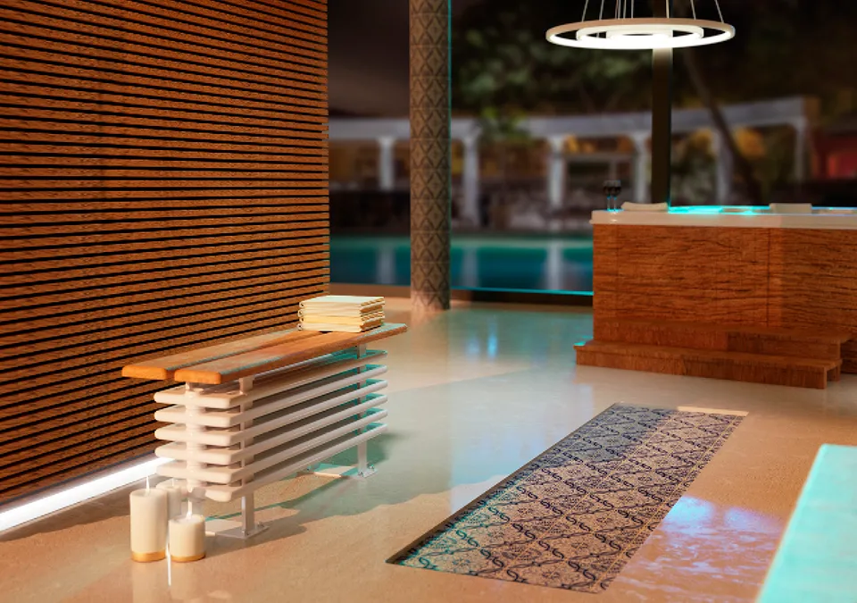 Viva Made Ardesia Panca termoarredo bagno